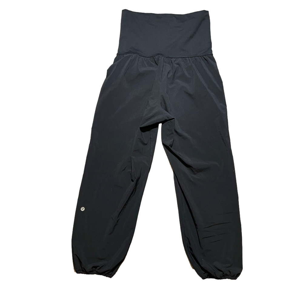 Lululemon Black Parachute Sweatpants Baggy Fit Athletic Pants Gym Gorpcore light